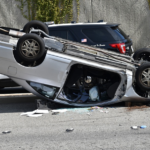 Auto accident scene